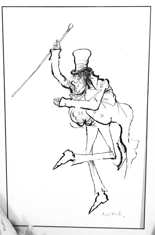 Original art. Untitled. [Ebenezer Scrooge]