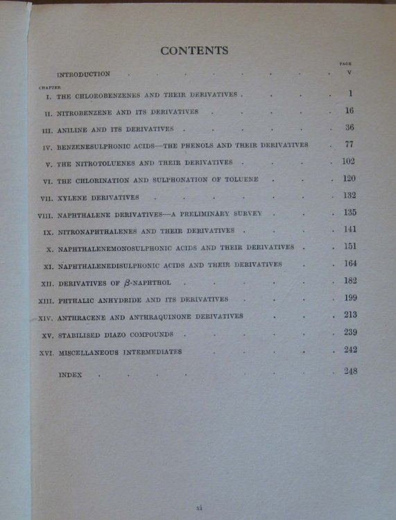 Intermediates for Dyestuffs