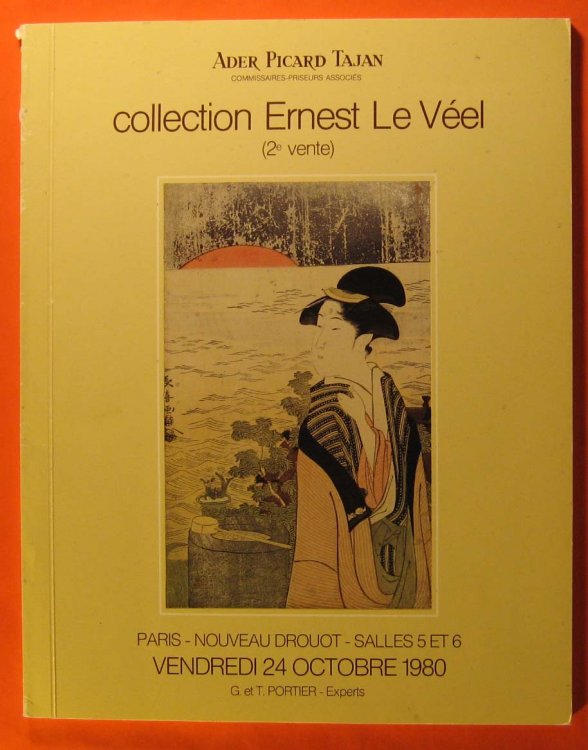 Collection Ernest Le Veel Estampes Japonaises et Chinoises (catalogue for October 24, 1980 sale)