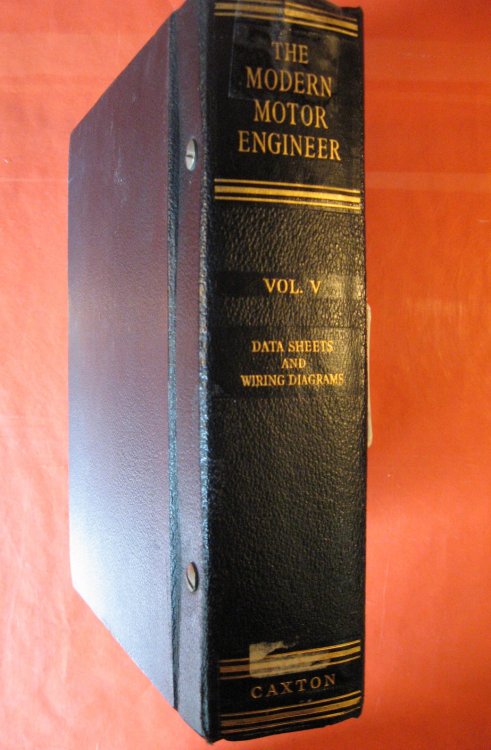 Modern Motor Engineer, the; Volume V: Data Sheets and Wiring Diagrams