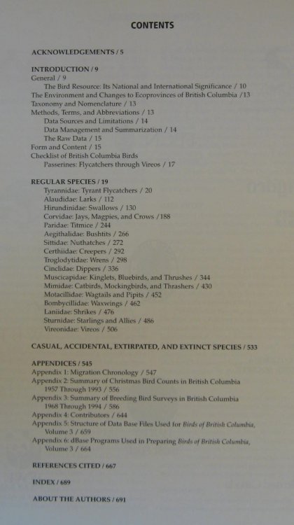 The Birds of British Columbia Volume 3: Passerines, Flycatchers Through Vireos