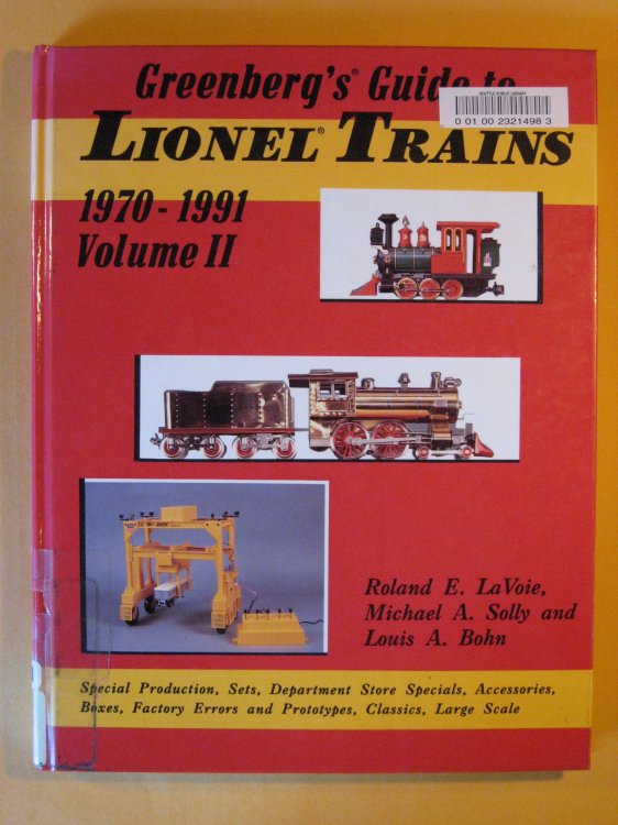 Greenberg's Guide to Lionel Trains, 1970-1991, Vol 2