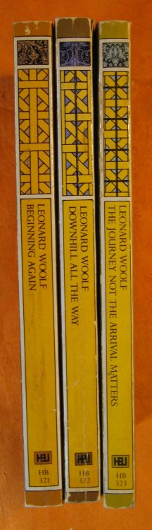 Three Volumes of Leonard Woolf's Autobiography