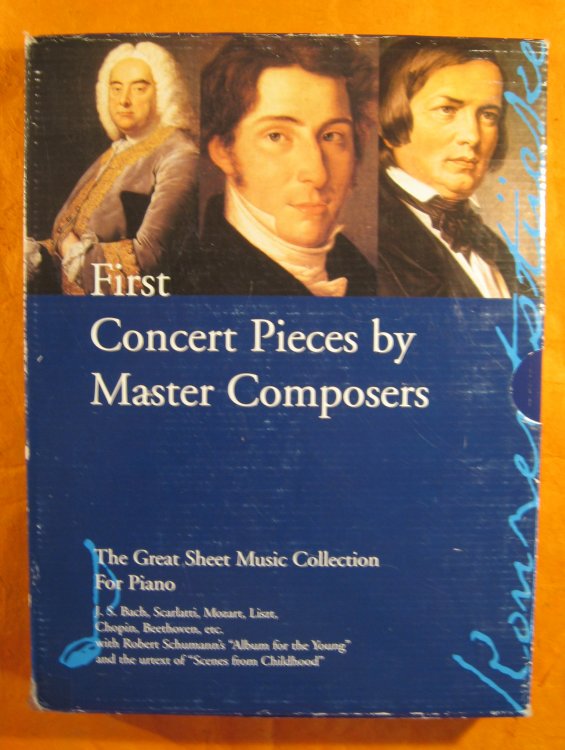 First Concert Pieces by Master Composers ; The Great Sheet Music Collection For Piano (4 Volume Set )