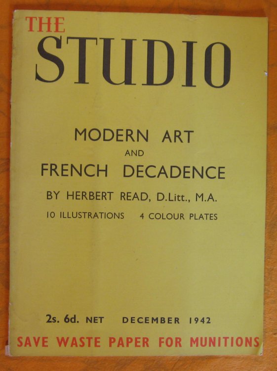 The Studio: Modern Art and French Decadence (December, 1942)