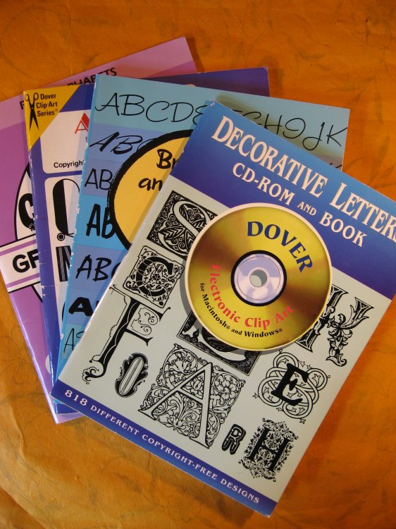Clip-Art Book Collection - Four Books on Alphabets