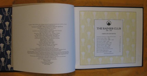 The Rainier Club 1888 - 1988