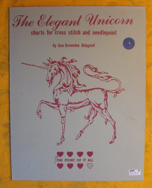 Two Unicorn Cross Stitch / Needlepoint Patterns
