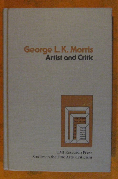 George L. K. Morris, Artist and Critic
