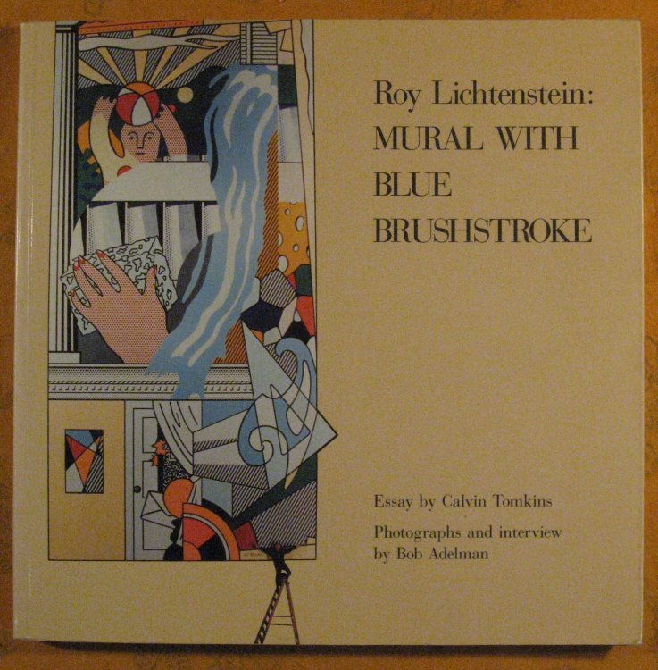 Roy Lichtenstein: Mural With Blue Brushstoke