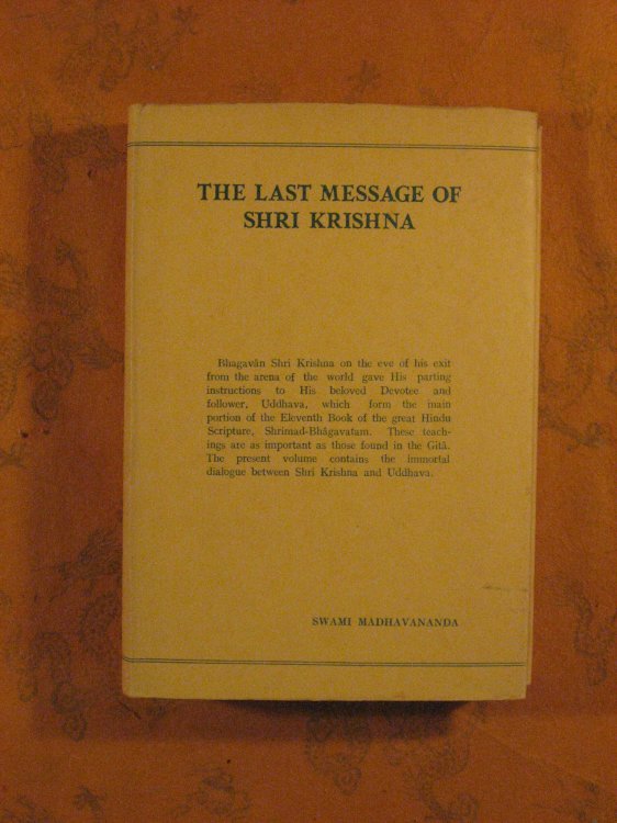 Last Message of Shri Krishna