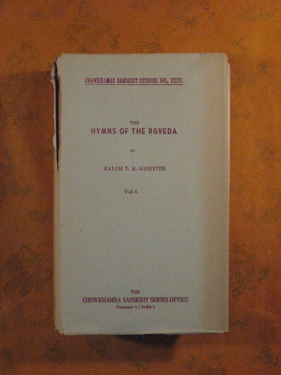 The Hymns of The Rgveda Translated with a Popular Commentary [Two Volume Set] (Chowkhamba Sanskrit Studies Vol 35)