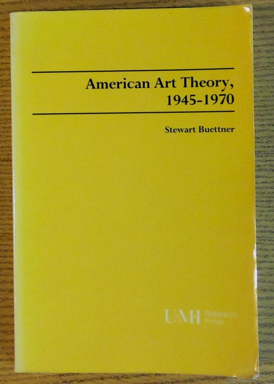 American Art Theory, 1954-1970