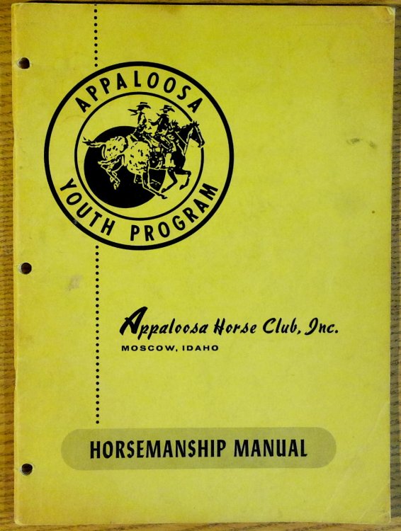Appaloosa Youth Program: Horsemanship Manual