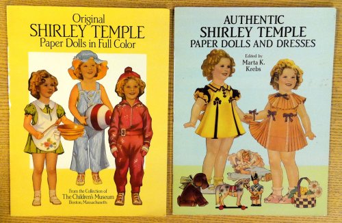 Shirley Temple Paper Dolls - Two Books