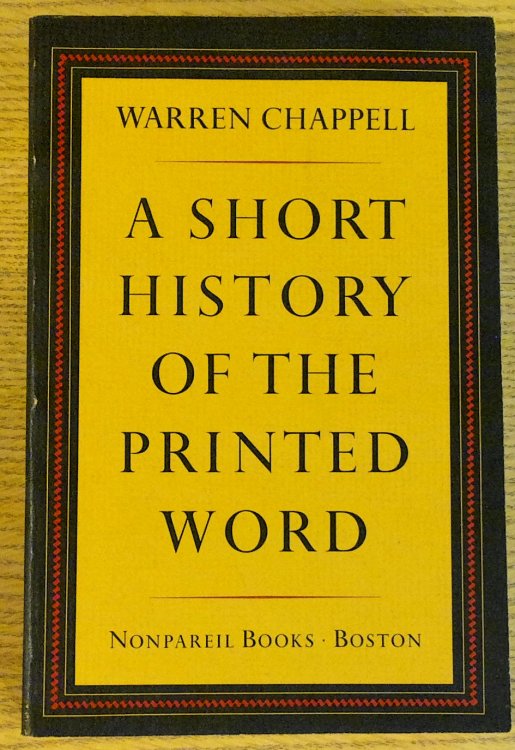 A Short History of the Printed Word