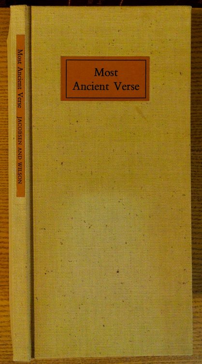 Most Ancient Verse