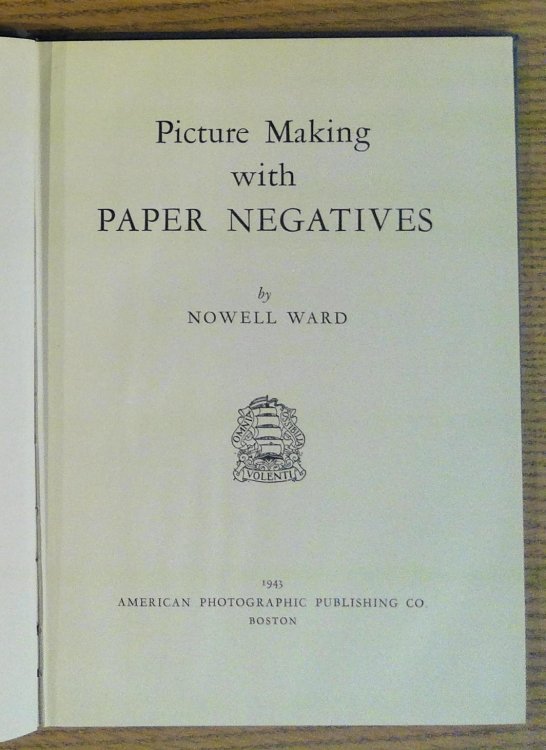 Picture Making with Paper Negatives