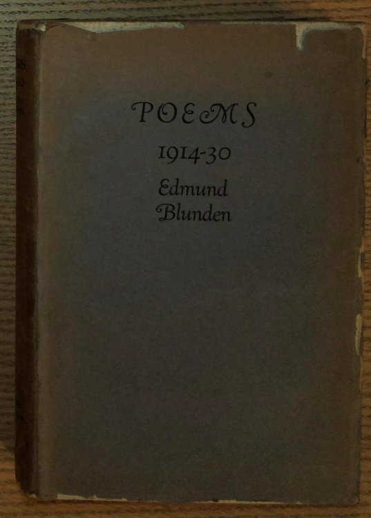 The Poems of Edmund Blunden 1914-30