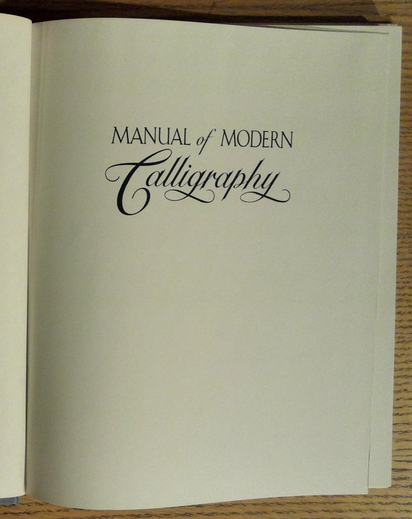 Manual of Modern Caligraphy