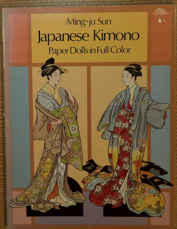 Japanese Kimono Paper Dolls in Full Color