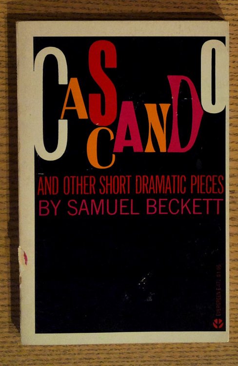 Cascando and Other Short Dramatic Pieces