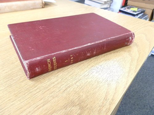 French Studies : A Quarterly Review : Volume I 1947