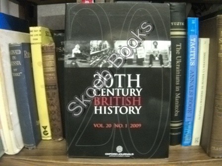 Image for Twentieth Century British History, Vol 20, No.1, 2009 Twentieth Century British History, Vol 20, No.1, 2009