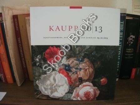 Kaupp 10/13: Kunsthandwerk, Antiquitaten Und Gemalde: 05.10.2013