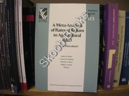 A Meta-Analysis of Rates of Return to Agricultural R&D: Ex Pede Herculem