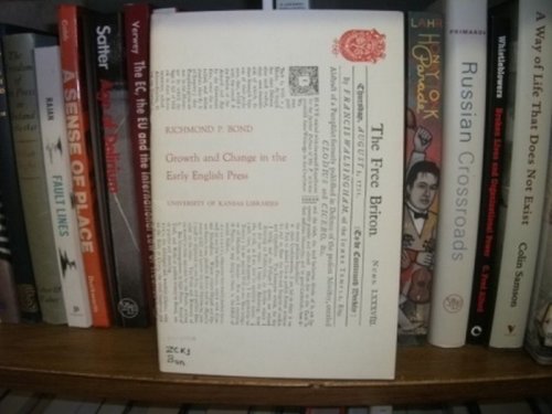 Image for Growth and Change in the Early English Press, Library Series 35 Growth and Change in the Early English Press, Library Series 35