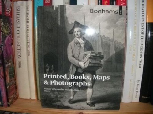 Printed, Books, Maps & Photographs, 10 September 2013
