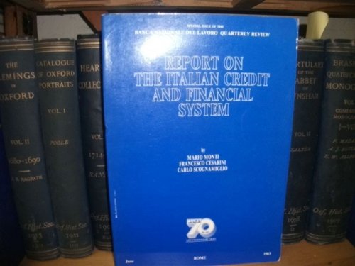 Image for Report on the Italian Credit and Financial System Report on the Italian Credit and Financial System