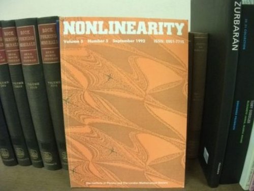 Nonlinearity; Volume 5, Number 5, September 1992