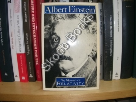 Image for The Meaning of Relativity (Science Paperbacks) The Meaning of Relativity (Science Paperbacks)