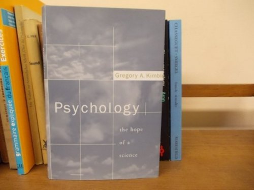 Psychology: The Hope of a Science