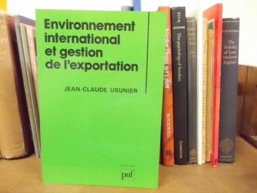Environnement international et gestion de L'exportation (Collection Gestion)
