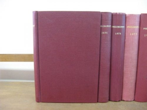 Philosophy: The Journal of the Royal Institute of Philosophy; Vol. 49, 1974