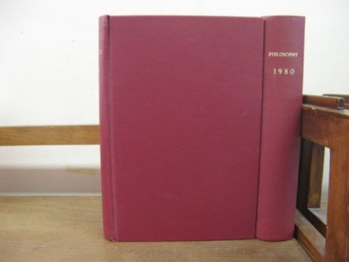 Philosophy: The Journal of the Royal Institute of Philosophy; Volume 54, 1979