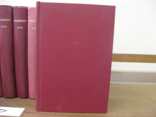 Philosophy: The Journal of the Royal Institute of Philosophy; Volume 55, 1980