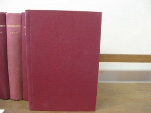 Philosophy: The Journal of the Royal Institute of Philosophy; Volume 57, 1982