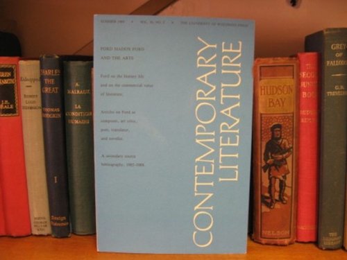 Contemporary Literature; Summer 1989, Volume 30, No. 2