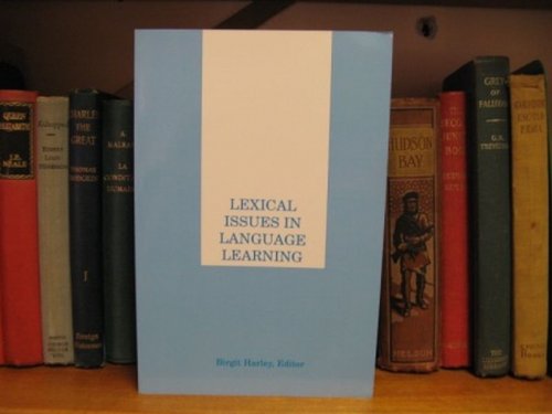 Lexical Issues in Language Learning
