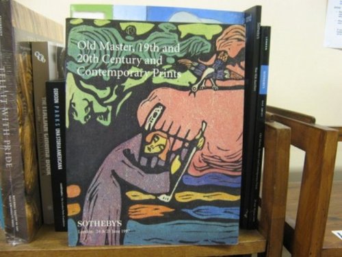 Old Master, 19th and 20th Century and Contemporary Prints; London, 24 & 25 June 1997