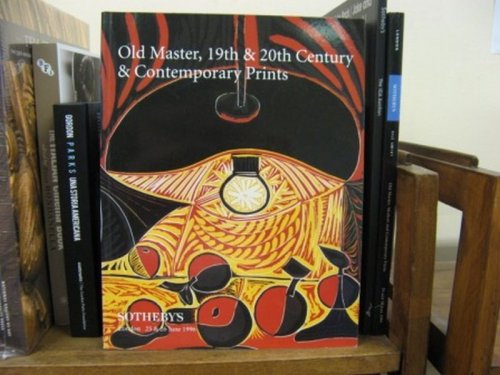 Old Master, 19th and 20th Century and Contemporary Prints; London, 25 & 26 June 1996