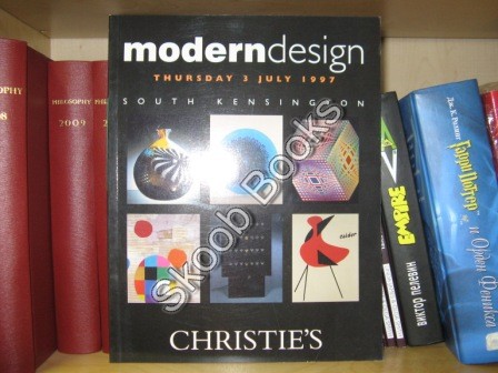 Christie's Modern Design: Thursday 3 July 1997