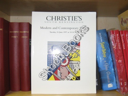Christie's South Kensington: Modern and Contemporary Prints: Tuesday, 24 June 1997