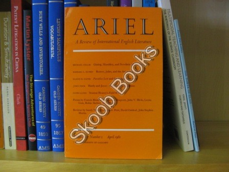 Ariel, A Review of International English Literature: Volume 12, Number 2, April 1981