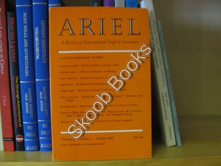 Ariel, A Review of International English Literature: Volume 19, Number 4, October 1988