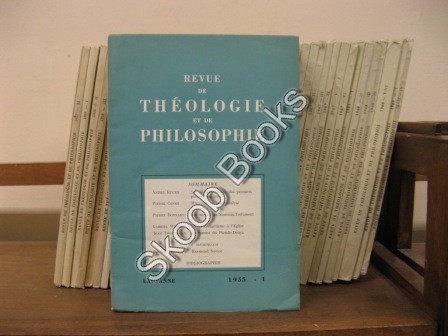 Image for Revue de Theologie et de Philosophie; 1955, I Revue de Theologie et de Philosophie; 1955, I
